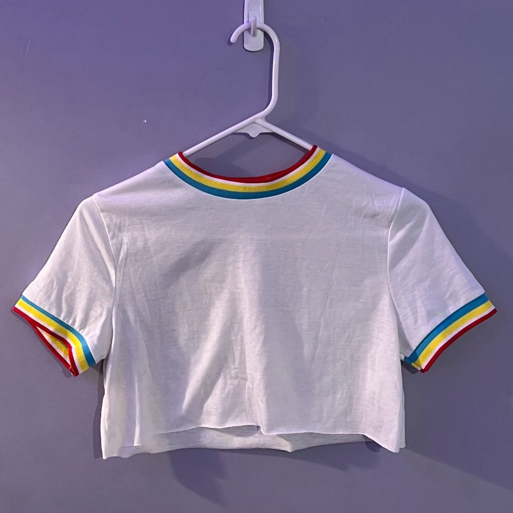 White Crop Top